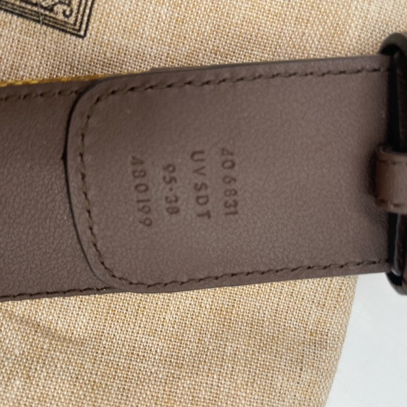 Men’s Gucci, X Adidas, GG Marmont belt size 95 cm/38 inches made in Italy - Picture 3 of 6